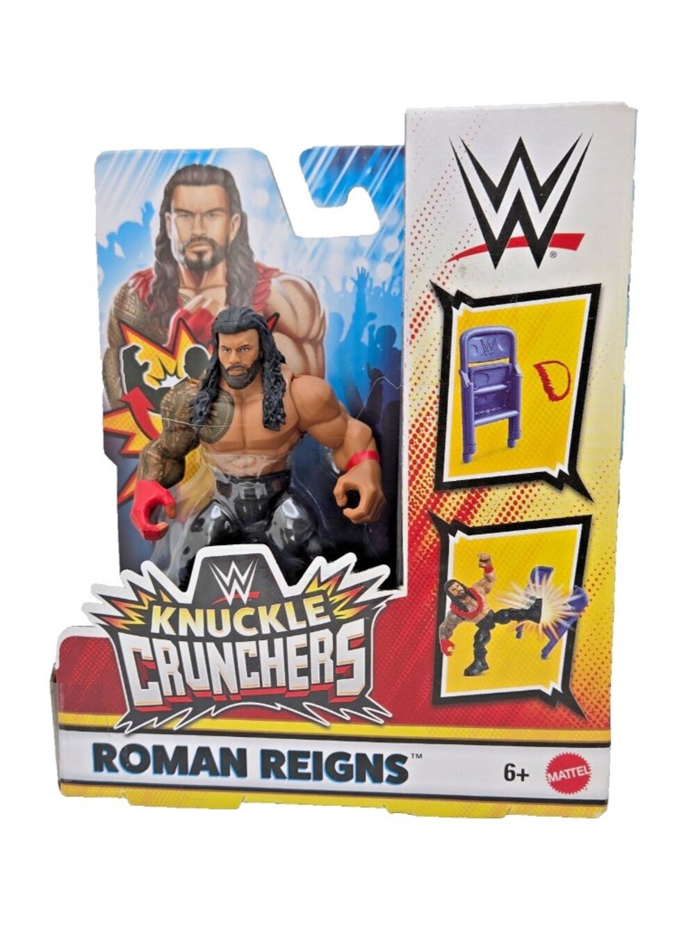Knuckle Crunchers Roman Reigns WWE Collectible Figure Toy New